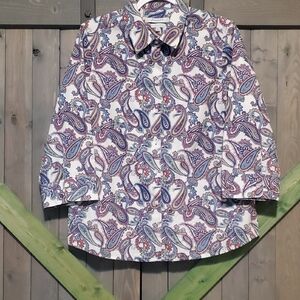 Paisley Button-Up Shirt